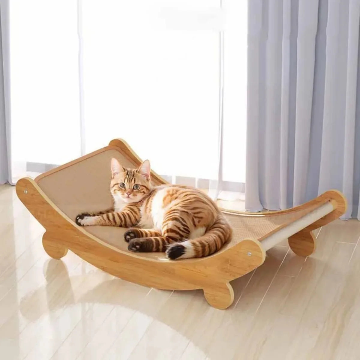 Scratch & Snooze : lit griffoir multifonctionnel pour chat