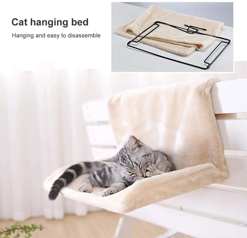 Lit pour chat radiateur : hamac suspendu pour plus de chaleur et de confort